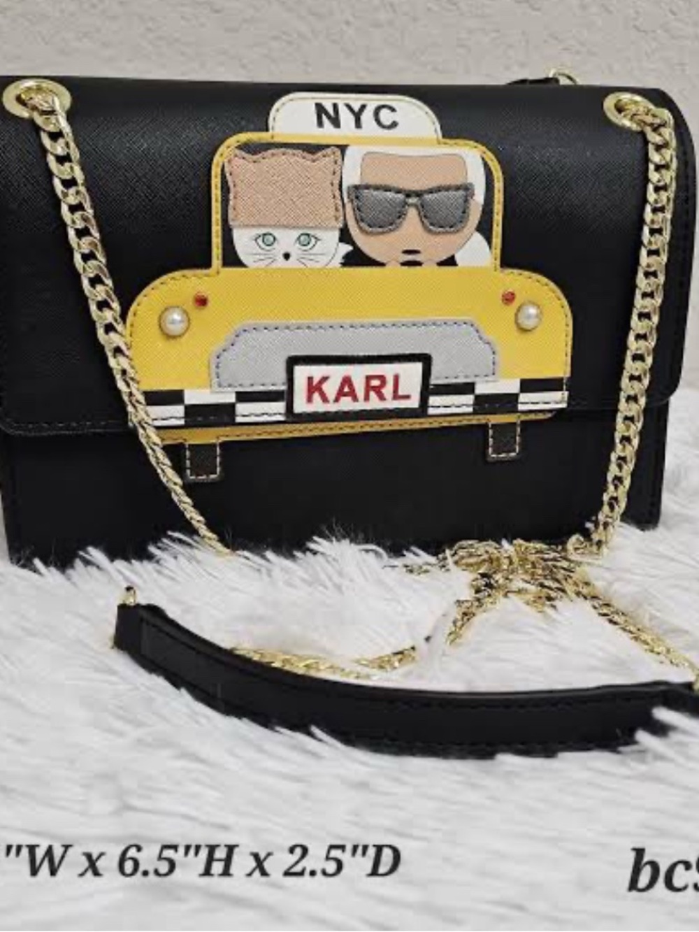 KARL LAGERFELD PARIS Maybelle Taxi Crossbody Bag